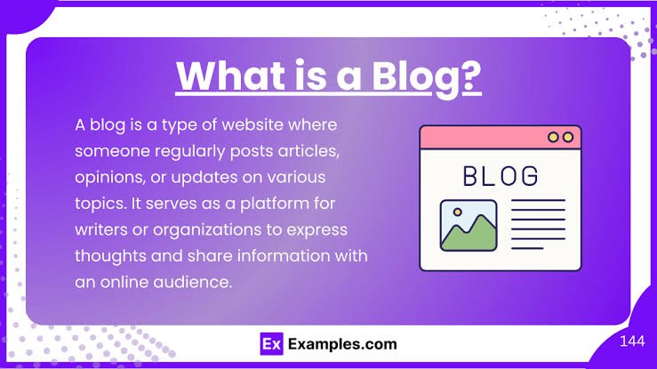 Blog Examples